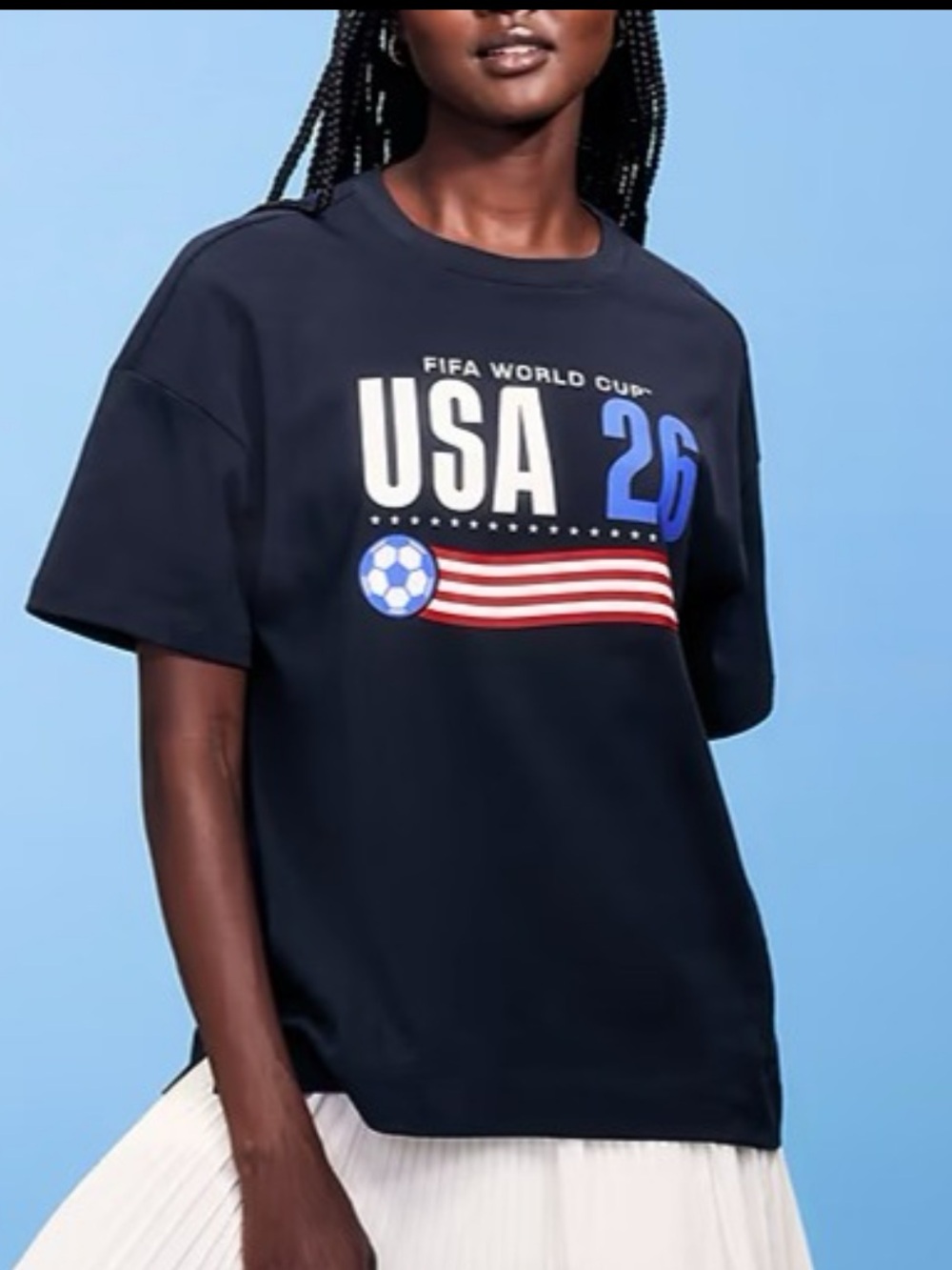 FIFA World Cup 26™ USA Vintage Crew-Neck T-Shirt for Women